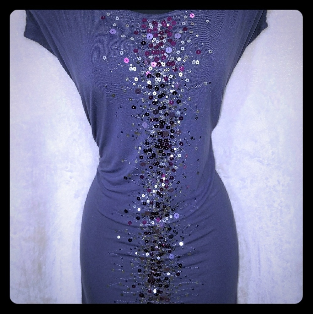 2x Sequined Sleeveless Top